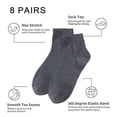 thumbnail image 3 of Calcetines cómodos de algodón para hombres, calcetines cortos, calcetines casuales finos y transpirables, calcetines para correr y caminar para hombres, 3 of 6