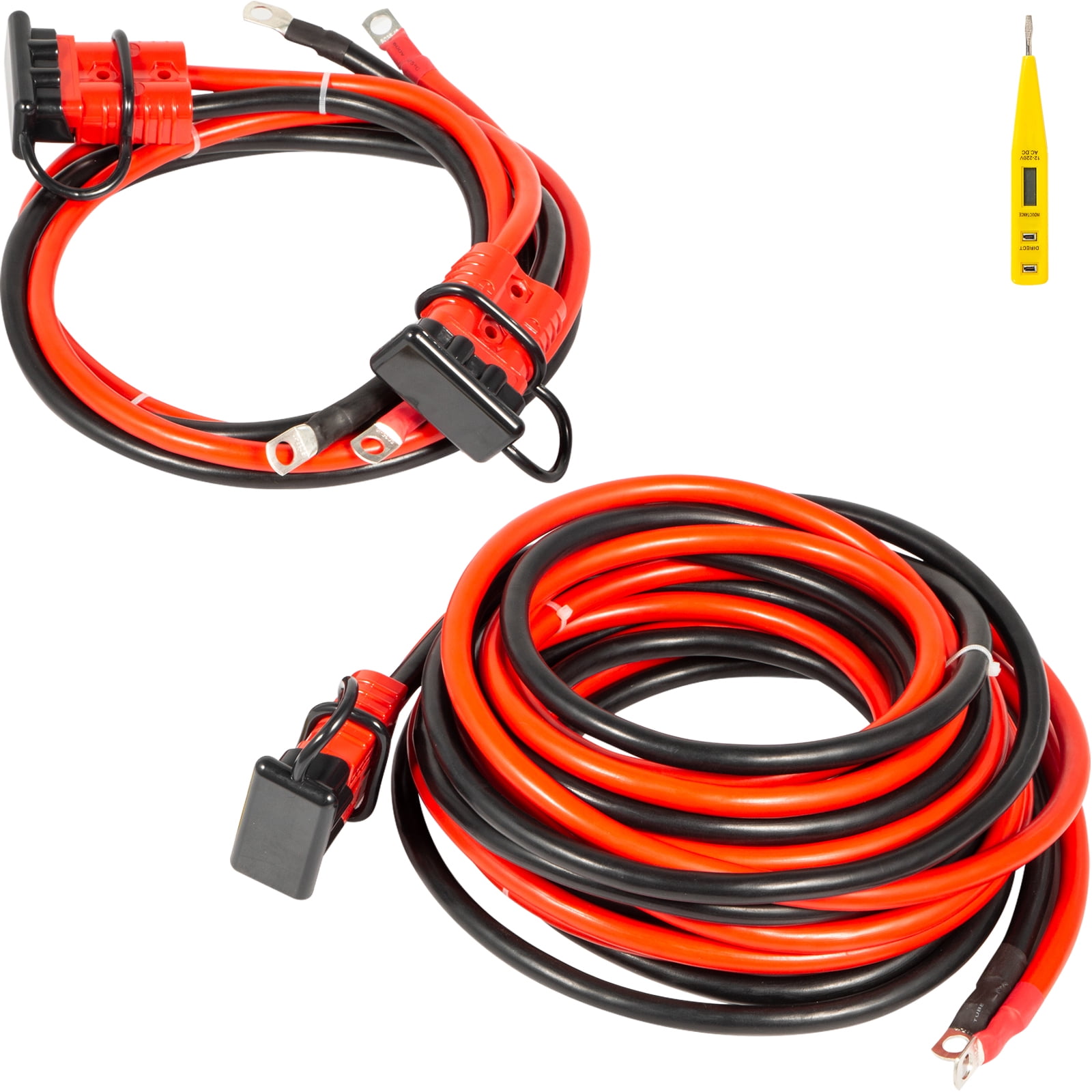 Spartan Power 2 AWG 6 Foot Battery Cable with Anderson Connector and 3/8 