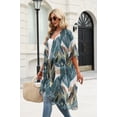 thumbnail image 5 of WIHOLL Women's Cover Up Floral Print Kimono Cardigan Loose Casual Blouse Summer Swimsuit Beach, 5 of 10