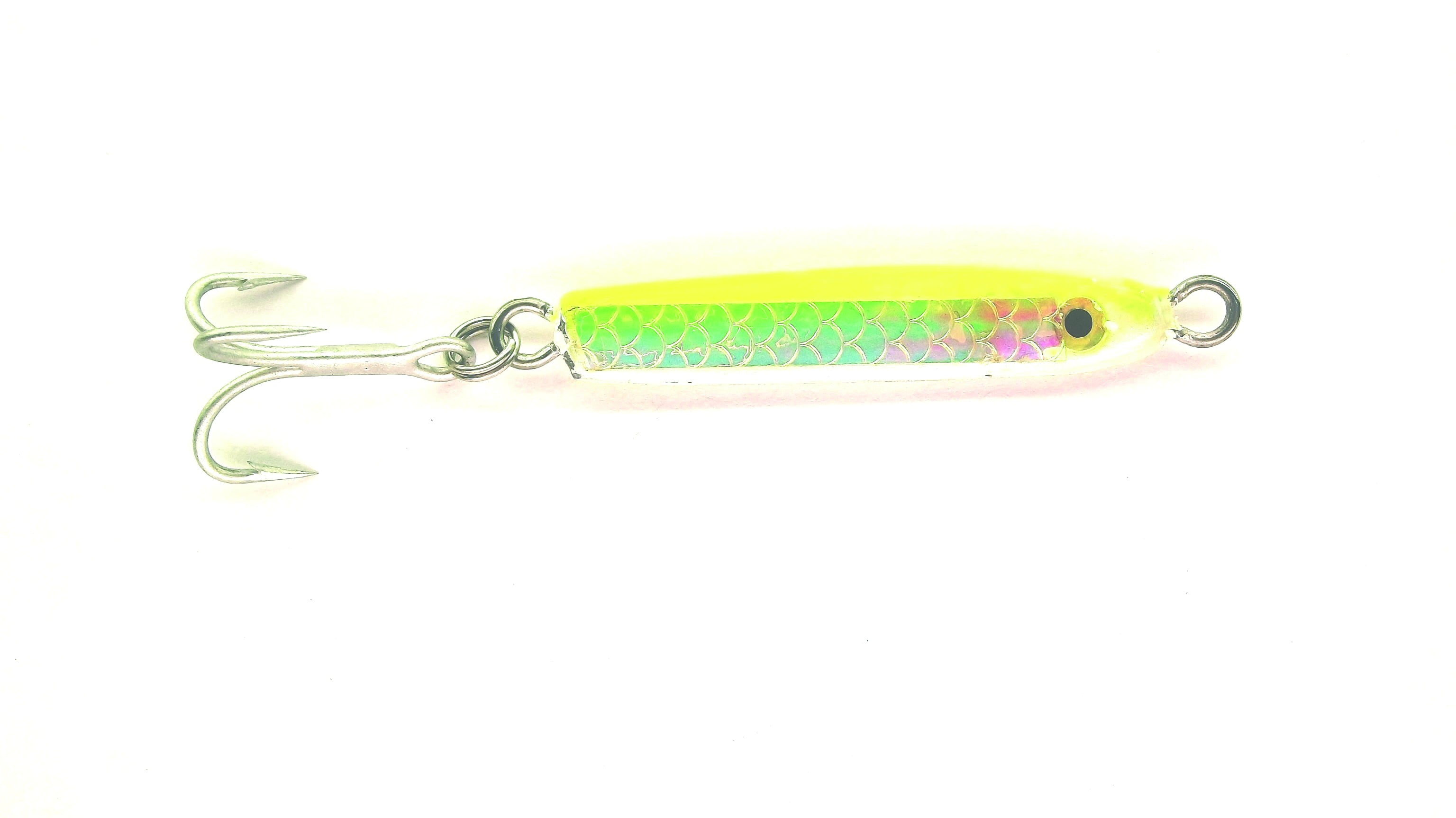 LONG DISCOUNT FOR 2+ 1 Gator Spoon Metal Lure Chrome w/Silver Prism Tape 2oz 