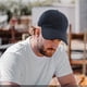 thumbnail image 4 of Gorra de béisbol sólida de primavera y verano para hombres y mujeres, gorra de lengüeta de pato suave negra, 4 of 6