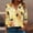Beige, variant on Prime Day Sales Today 2025!Viikei Womens Blouses Clearance under $10,Women's Casual Printed Long Sleeve V-neck Beige S