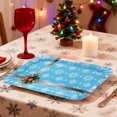 thumbnail image 1 of HaoXun 10 Pcs Christmas Party Paper Plates Disposable Rectangular Plates - 7.09x5.12 Inch Christmas Tree Snowflake Design for Holiday Home Party Supplies Dinnerware Decorations, 1 of 6
