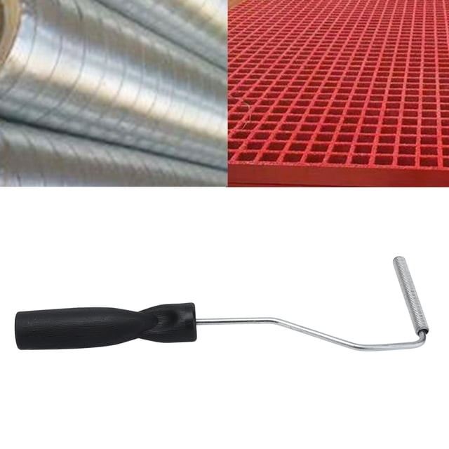Rodillo Laminador De Fibra De Vidrio, Herramientas De Rodillo De Fibra De Vidrio De Agarre Cómodo Mejoran La Eficiencia Laboral Aumentan La Planitud Para La Industria