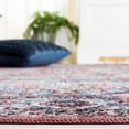 thumbnail image 6 of SAFAVIEH Serapi Adelaide Oriental Machine Washable Area Rug, Blue/Rust, 4' x 6', 6 of 13