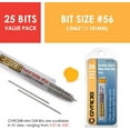 thumbnail image 4 of Gyros 45-11256 Carbon Steel Wire Gauge Drill Bit no.56 Set of 12, 4 of 7