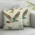 thumbnail image 3 of Duck Throw Pillow Covers Soft Rustic Farmhouse Wildlife Cushion Covers for Couch Sofa Cartoon Ducks Pattern Decorative Pillowcases Outdoor Pillows Covers, 3 of 5