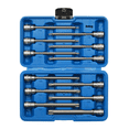 thumbnail image 1 of Juego De 12 Conectores De Brocas Torx Extra Largos De 3/8 Un estuche Belug Azul, 1 of 5