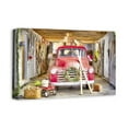 thumbnail image 2 of Creative Products Vintage Christmas Truck 12x18 Canvas Wall Art, 2 of 5