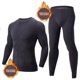 thumbnail image 3 of Ceisia Warm Skin-Friendly Mens Slim Fit Solid Color Thermal Underwear Set Gifts, 3 of 8