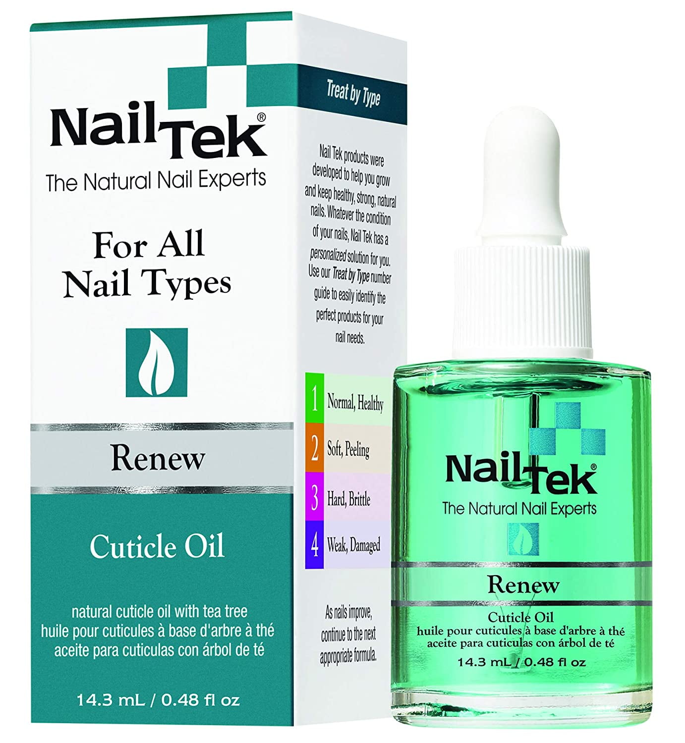 Nail Tek Renew Cuticle Oil for Unisex, 0.48 oz