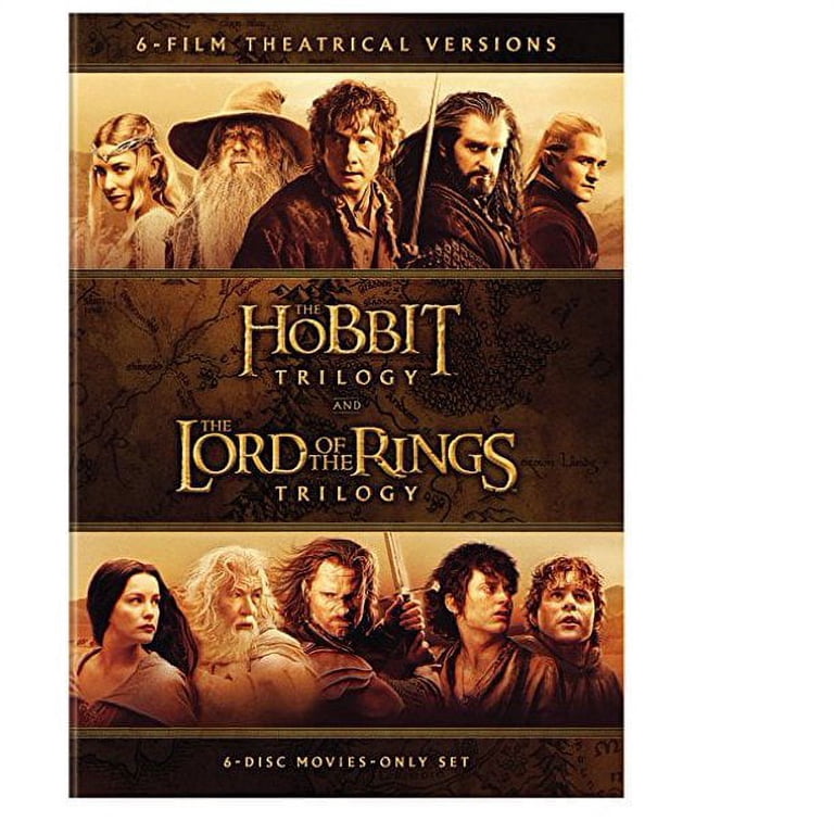 Warner Brothers Hobbit & Lord Of The Rings Trilogy Box Set