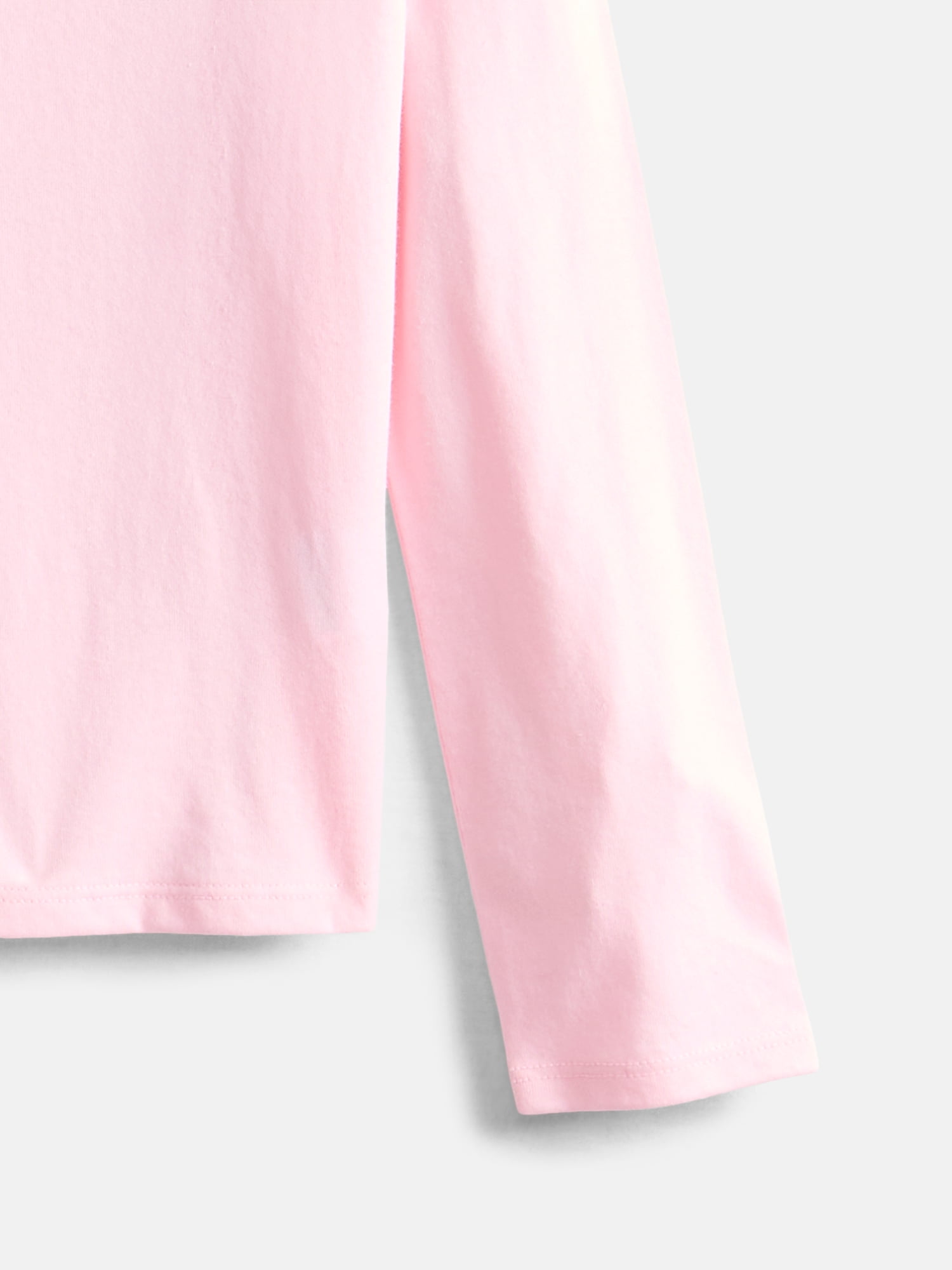 Wonder Nation Girls Kid Tough Tee with Long Sleeves, Sizes 4-18 & Plus
