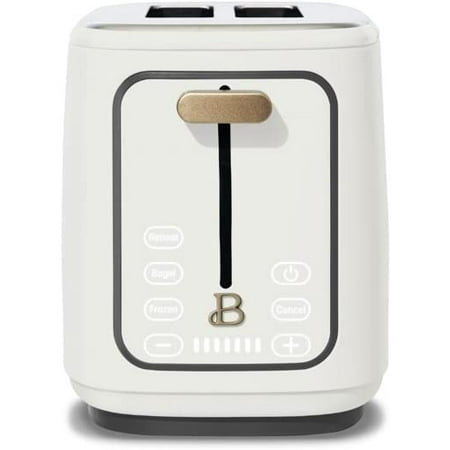 

DIJIAJIA 2 Slice Touchscreen Toaster White Icing