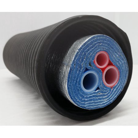 E-Z Lay Five Wrap Insulated Pipe 1 1/4' Oxygen Barrier (2-1 1/4' lines) and (1) 1/2