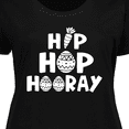 thumbnail image 4 of Inktastic Easter Hip Hop Hooray with Eggs and Carrot Women's Plus Size T-Shirt, 4 of 5