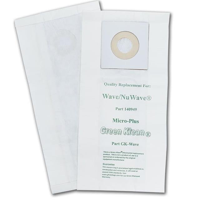Green Klean Vacuum Bags 100-Pack - Replacement For Pro Team Sierra & Lil Hummer II Vacuums