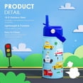 thumbnail image 2 of Botella de Agua Infantil SANDJEST con Pajilla de Acero Inoxidable 355ml, 2 of 7