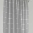 thumbnail image 3 of Gray Stripe Shower Curtain, Recycled Cotton, 72” x 72”, Quality Living, 3 of 4