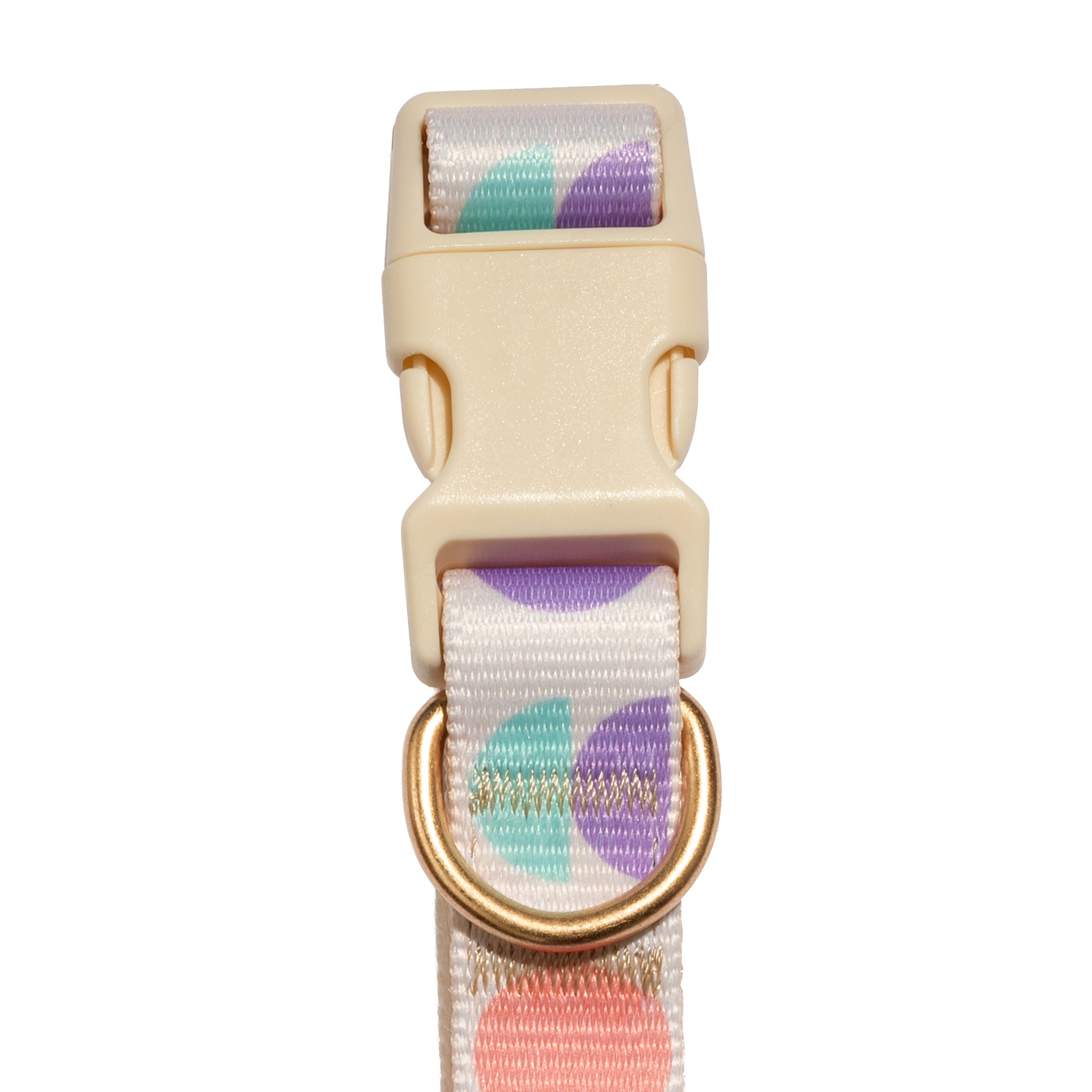 Vibrant Life Abstract Geometric Fashion Dog Collar, Multicolor, XL