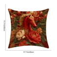 thumbnail image 2 of Housses de Coussin de Canapé 45X45cm Impression Numérique Cheval Court Élégant, 2 of 6