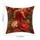 thumbnail image 3 of Funda de cojín corta multicolor y de peluche, elegante funda decorativa de almohada con estampado digital de caballo, suave acento en el hogar para el salón y dormitorio, 45x45 cm, 3 of 6