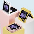 thumbnail image 3 of Allytechgroup Galaxy Z Flip6 Case with Screen Protector, Hinge Protection Skin-Friendly Slim Cover Shelll Anti-Scratch Drop Protective Bumper Shockproof Phone Case for Samsung Galaxy Z Flip 6, Black, 3 of 9