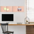 thumbnail image 5 of 12 Pack Large Cork Board Topboutique Cork Boards for Walls Bulletin Board Alternative Felt Wall Tiles with Removable Adhesive Stickers & Push Pins for Office Home Wall Decor,Pink-12*12 inch, 5 of 7