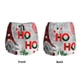 thumbnail image 6 of Goofa Cute Santa Printed Women 2 in 1 Running Shorts,Quick Dry Athletic Workout Shorts,High Waisted Athletic Shorts with Liner Pockets-, 6 of 9