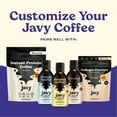 thumbnail image 5 of Javy Premium Mocha Coffee Syrup, Low Calorie – Low Sugar, Coffee Flavoring Syrup, Coffee Bar Accessories. Great for Flavoring All Types of Drinks, 5 of 6