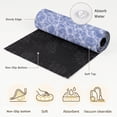 thumbnail image 6 of Entryway Rug 2'x3', Purple Ocean Waves Kitchen Runner Rugs Non-Slip Carpet Mats, Summer Sea Purple Coastal Bedside Rugs Runners Washable Floor Carpet for Bathroom Laundry Room, 6 of 8
