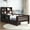 Espresso + MDF + Pine + Plywood + Wood, variant on [Luckynote]Twin Platform Bed with Chalkboard,Solid Wood Platform Bed with Storage Drawers and Shelves,Childlike Fun and Space-saving Design,White