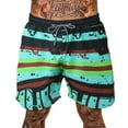 thumbnail image 1 of fvwitlyh Big And Tall Swim Trunks for Men Men Spring and Summer Short Casual Loose Street Lace Up Beach Mens Swimming Trunks 3xl, 1 of 5