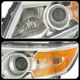 thumbnail image 4 of HOUGEET Headlight Assembly Fit for 2011-2017 Honda Odyssey, Headlamp Replacement Accessories Fit for 11-17 Honda Odyssey EX/EX-L/LX,Only For Halogen Model,W/bulbs (Chrome, Driver Passenger Side), 4 of 9