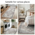 thumbnail image 2 of RUGKING Area Rug 3x5 Indoor Vintage Grey Print Carpet, Distressed Boho Rug, Non Slip Accent Rug for Living Room Dining Room, 2 of 7