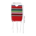 thumbnail image 2 of WEUVEB 4Ud Ponchos Para Beer Con Estampado De Rayas Arcoíris Para Y Regalos, 2 of 8