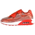 thumbnail image 2 of Berness Women’s Rhinestone Sneakers – Colorful Chunky Platform Shoes, Bling Fashion Athletic Sneakers, Lace-Up Comfortable Walking Shoes QUEEN Hot Red 9, 2 of 5