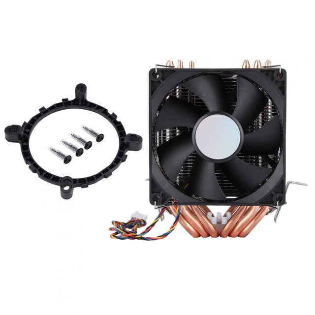 Refrigerador silencioso de CPU Heatpipe de 4 pines y 6 torres duales refrigeración por aire 800-2200 Revolution Heatpipe CPU Cooler