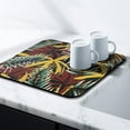 thumbnail image 3 of Palm Inspired Coffee Bar Mat - Tropical Leaf & Floral, Non-Slip Base, Perfect for Coffee Lovers, 3 of 5