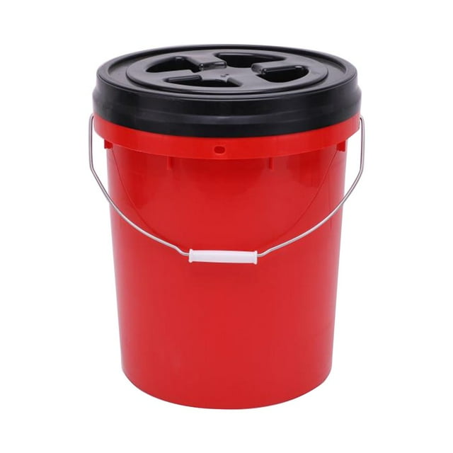 HLONK Movable Car Wash Bucket Car Detailing Tool Multipurpose Mobile Car Wash Bucket used for Car Washing & Garage Storage