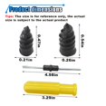 thumbnail image 2 of 60-Piece Vacuum Tire Repair Rubber Nails, Universal Puncture Plug Kit with Screwdriver for Cars & Trucks, 2 of 6