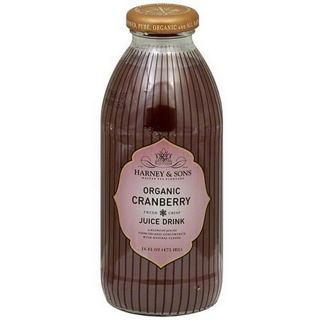 Harney & Sons Organic Cranberry Juice, 16 oz (Pack of 12)