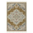 thumbnail image 3 of Luxe Weavers Yellow 5x7 Southwestern Medallion Area Rug, Stain Resistant Fringe Carpet, 3 of 9
