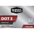 Super Tech Dot 3 Brake Fluid, 1 Gallon