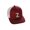 Burgundy White Black White, variant on Structured Trucker Mesh Hat Custom Colors Letter Z Initial Baseball Mid Profile