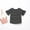 Black, variant on NAISIBABY Kids Girls T-Shirt, Striped Casual Cotton Flare Sleeve Summer Cute Tee Black 6-9Months