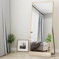 thumbnail image 3 of 64"x22" Full Length Mirror Floor Mirror,Gold, 3 of 6