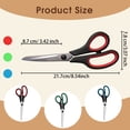 thumbnail image 2 of Scissors Set, 3 Pack Heavy Duty Stainless Scissors, Sewing Supplies Scissors with Sharp Blades and Comfort Grip Handles, Suitable for School, Office and Family Daily Use, 2 of 7