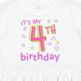 thumbnail image 4 of Inktastic It's My Fourth Birthday Girls Toddler Dress, 4 of 5