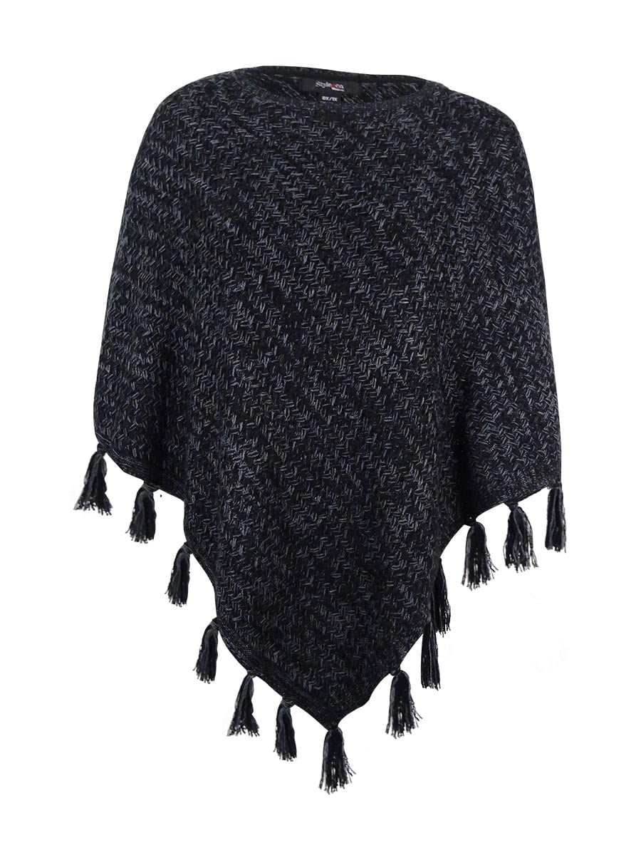 women's plus size poncho sweater